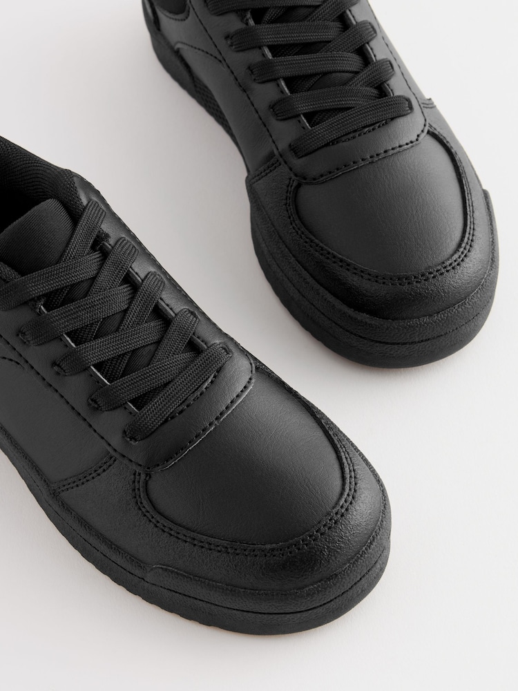 Buy Black Standard Fit (F) School Lace-Up Shoes from the Next UK