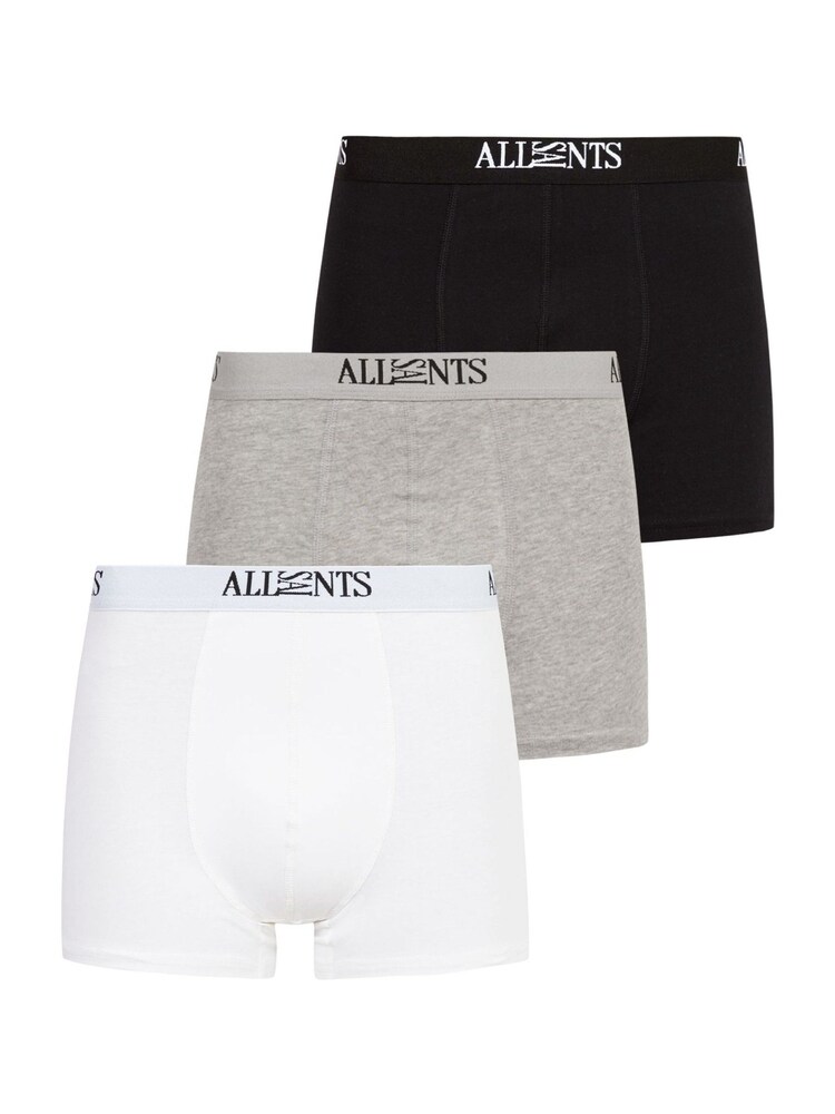 AllSaints Black Wren Boxers 3 Pack - Image 1 of 4 AllSaints Black Wren Boxers 3 Pack - Image 1 of 4