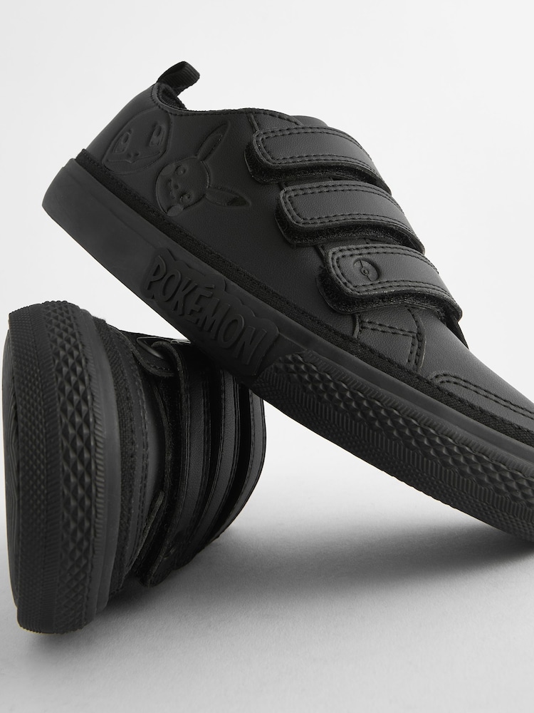 Black Pokémon Touch Fastening School Shoes - Image 12 of 12