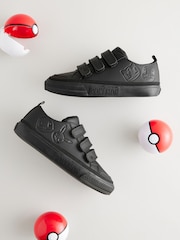 Black Pokémon Touch Fastening School Shoes - Image 3 of 12