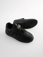 Preto - Sapatos escolares Marvel 1 com tira elástica e cadarço - Imagem 10 de 12