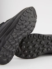 Black Standard Fit (F) Touch Fastening Leather School Shoes - Image 6 of 6