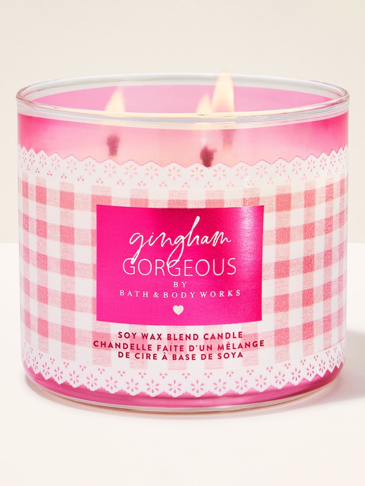 Bath & Body Works Gingham Gorgeous Candle 411g - Image 1 of 3 Bath & Body Works Gingham Gorgeous Candle 411g - Image 1 of 3