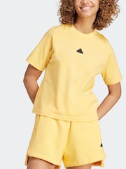 adidas Yellow Sportswear Z.N.E. T-Shirt - Image 2 of 7