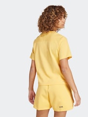 adidas Yellow Sportswear Z.N.E. T-Shirt - Image 3 of 7