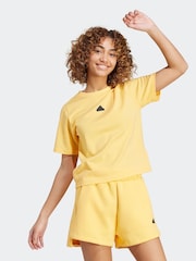 adidas Yellow Sportswear Z.N.E. T-Shirt - Image 4 of 7