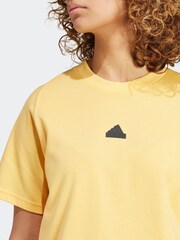adidas Yellow Sportswear Z.N.E. T-Shirt - Image 5 of 7