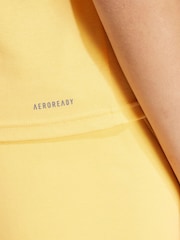 adidas Yellow Sportswear Z.N.E. T-Shirt - Image 6 of 7