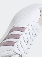 adidas White/Purple adidas VL Court 3.0 Trainers - Image 10 of 10