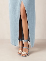 Alohas Blue Kendra Bloom Sandals - Image 4 of 7