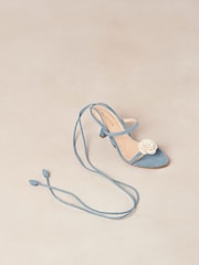 Alohas Blue Kendra Bloom Sandals - Image 6 of 7
