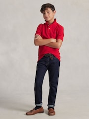 Polo Ralph Lauren Red Boys Polo Shirt - Image 2 of 6
