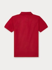 Polo Ralph Lauren Red Boys Polo Shirt - Image 6 of 6