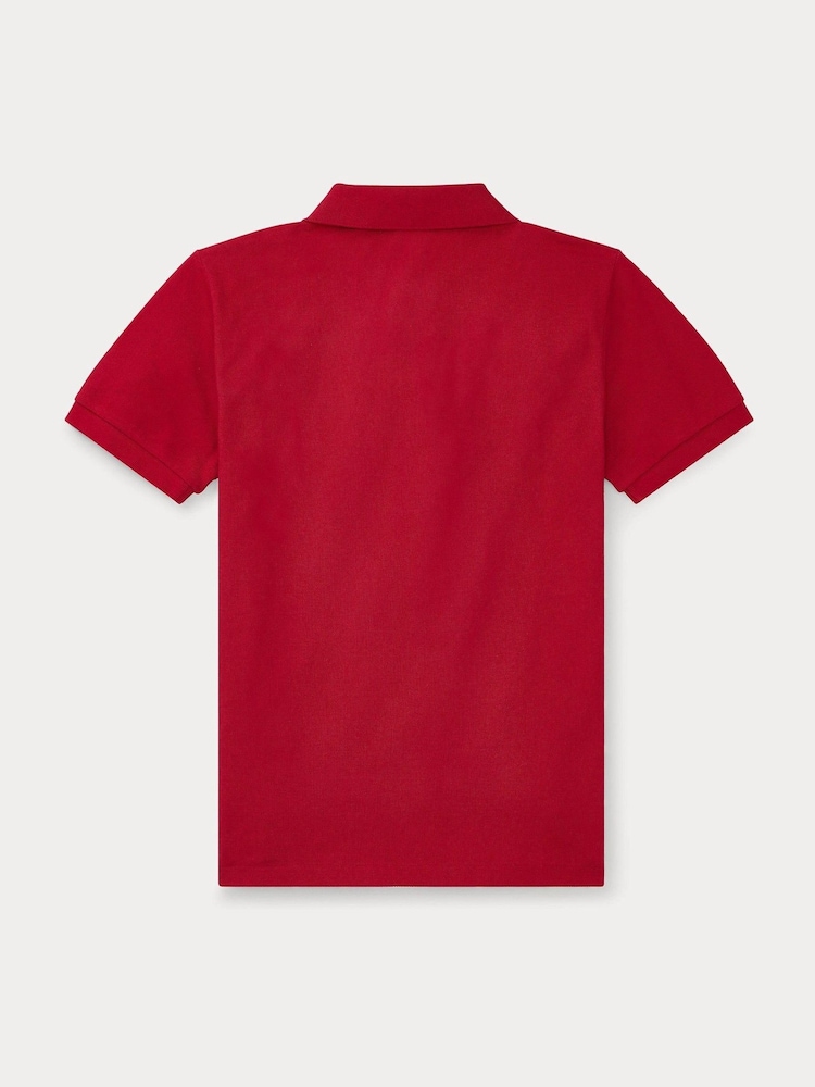 Polo Ralph Lauren Red Boys Polo Shirt - Image 6 of 6 Polo Ralph Lauren Red Boys Polo Shirt - Image 6 of 6