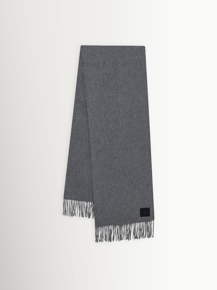 ANINE BING Grey Augustina Scarf In Wool - Image 1 of 3