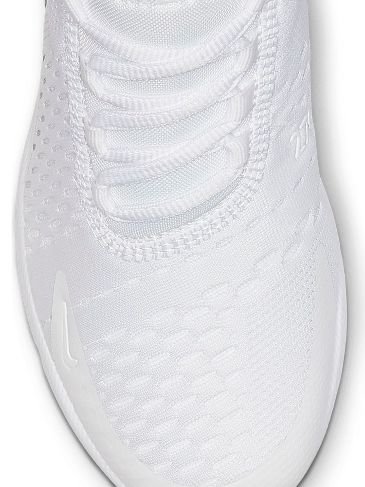 Wit/vaal aquablauw - Nike Air Max 270 jeugdsportschoenen - Image 5 of 6