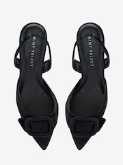 Mint Velvet Black Buckled Slingbacks - Image 2 of 2