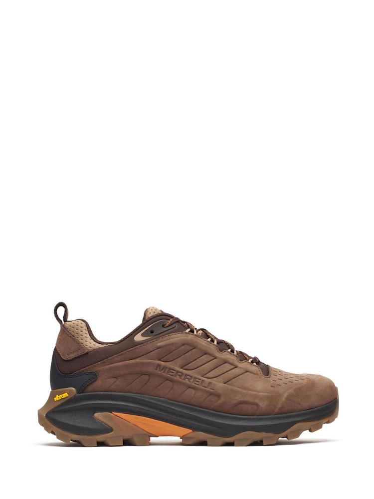 Merrell Brown Moab Speed 2 Leather Walking Shoes - Image 1 of 4 Merrell Brown Moab Speed 2 Leather Walking Shoes - Image 1 of 4