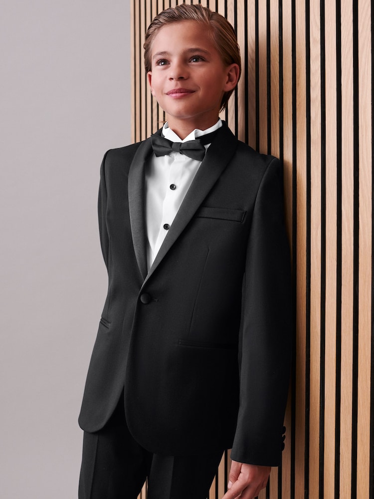 Black Tuxedo Suit Jacket (3-16yrs) - Image 1 of 8