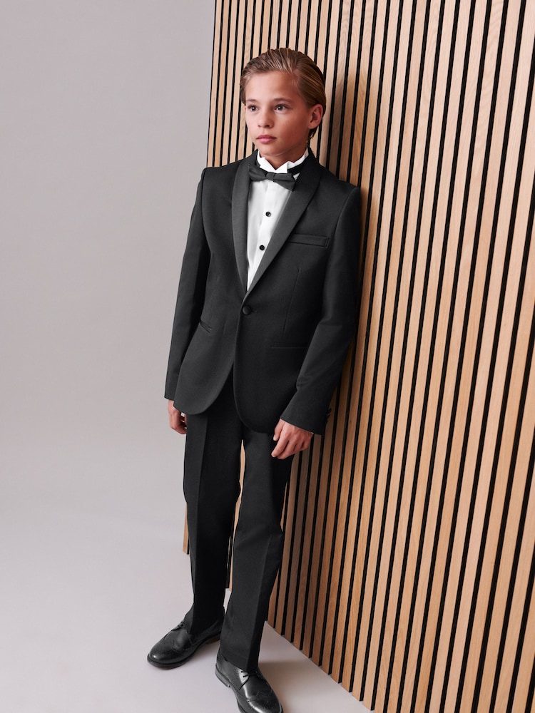Black Tuxedo Suit Jacket (3-16yrs) - Image 2 of 8