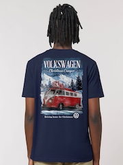 Футболка All + Every Volkswagen «Різдвяний Camper їде додому» з принтом на спині - Image 1 of 4
