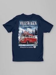Футболка All + Every Volkswagen «Різдвяний Camper їде додому» з принтом на спині - Image 3 of 4