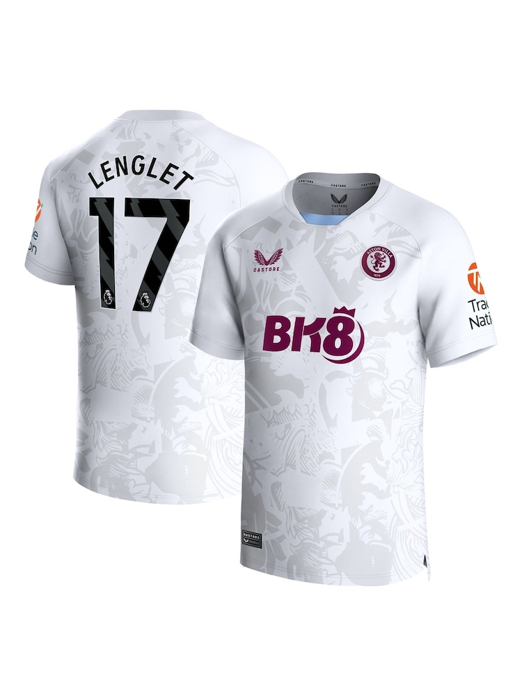 Fanatics Aston Villa Away White Shirt 2023-24 - Lenglet 17 - Image 1 of 3
