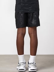 Gym King Black Debossed Camo Shorts - Image 2 of 4