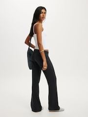 Cotton On Black Low Rise Bootleg Joggers - Image 5 of 5