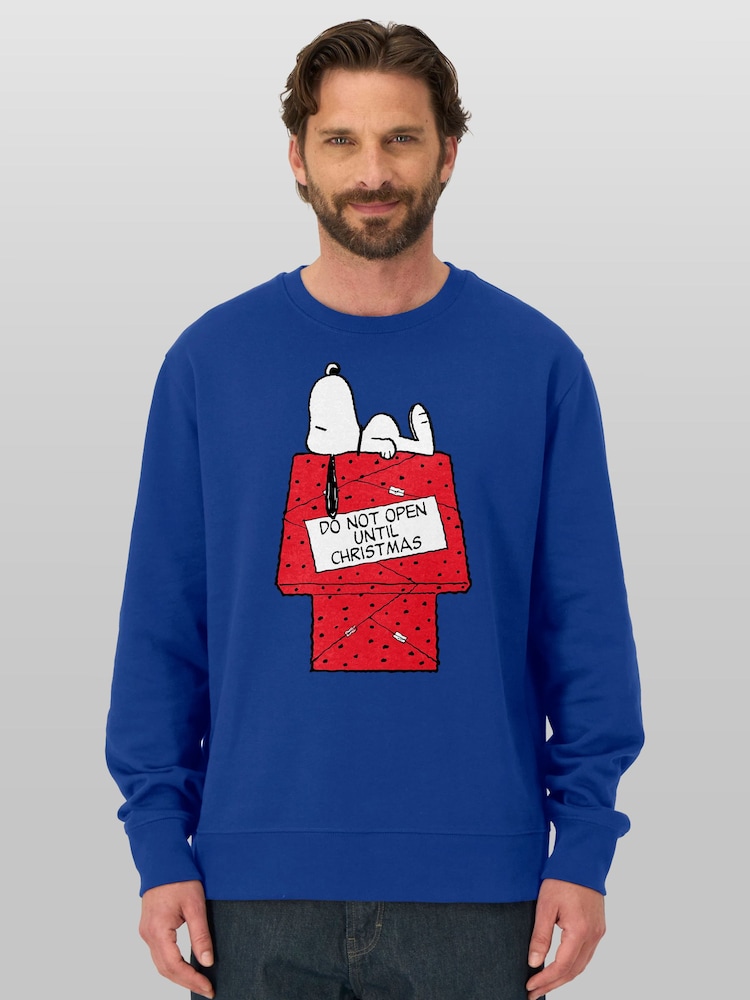 All + Every Peanuts Snoopy Do Not Open Until Christmas Day Sweatshirt - 4şəkildən 2 şəkil