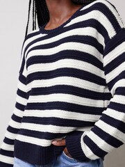 Albaray Blue Stripe Jumper - Image 3 of 4