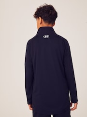 Under Armour Black Youth Tech 2.0 1/2 Zip Sweatshirt - Image 2 of 8