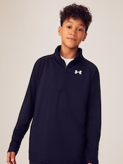 Under Armour Black Youth Tech 2.0 1/2 Zip Sweatshirt - Image 3 of 8