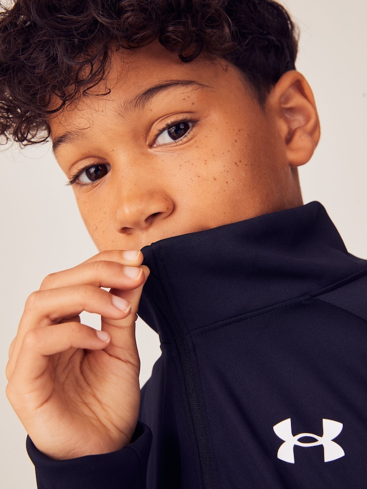 Under Armour Black Youth Tech 2.0 1/2 Zip Sweatshirt - Image 4 of 8