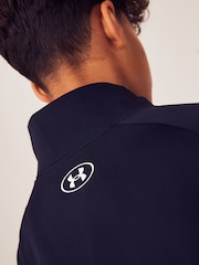 Under Armour Black Youth Tech 2.0 1/2 Zip Sweatshirt - Image 6 of 8