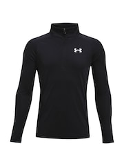 Under Armour Black Youth Tech 2.0 1/2 Zip Sweatshirt - Image 7 of 8