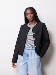 Albaray Tweed Black Jacket - Image 1 of 5