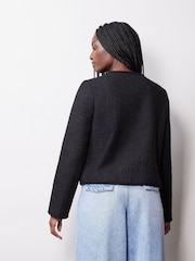 Albaray Tweed Black Jacket - Image 2 of 5
