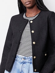 Albaray Tweed Black Jacket - Image 4 of 5