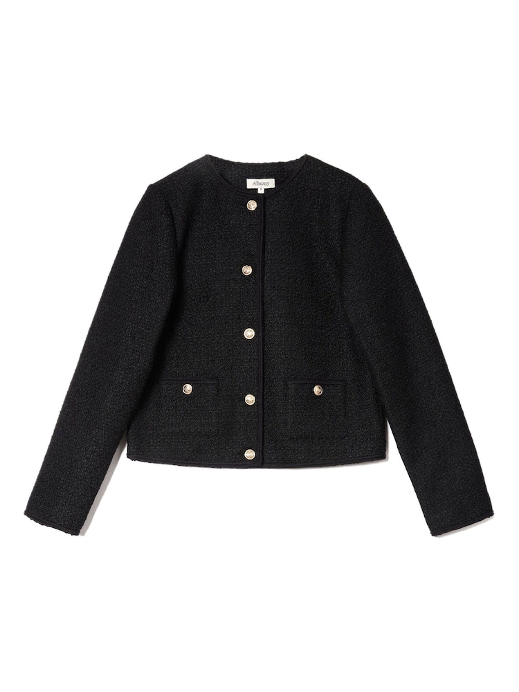 Albaray Tweed Black Jacket - Image 5 of 5