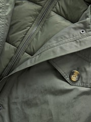 Khaki Green 3-in-1 Utility Waterproof Jacket - Image 11 of 13