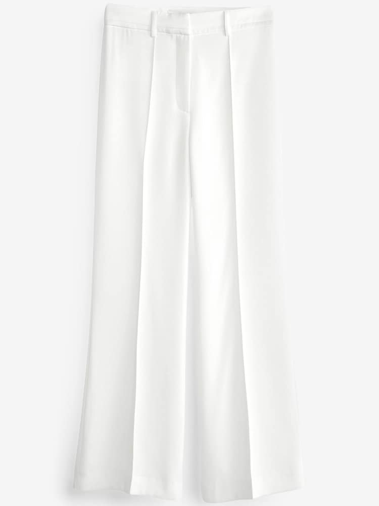 White Myleene Klass Wide Leg Trousers - Image 8 of 8