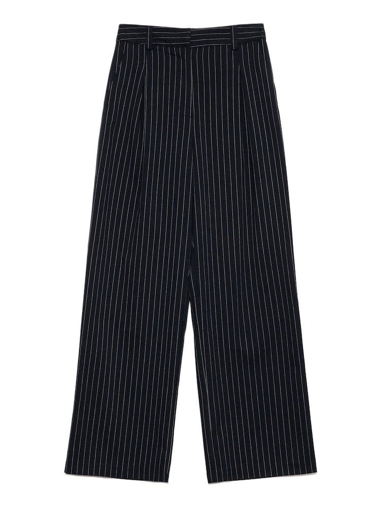 Albaray Blue Pinstripe Trousers - Image 4 of 4
