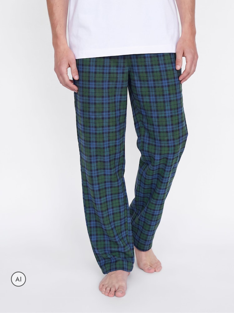 أخضر - JACK & JONES Checked Lounge Bottoms Pyjamas - صورة 1 من 7 أخضر - JACK & JONES Checked Lounge Bottoms Pyjamas - صورة 1 من 7