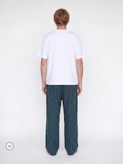 أخضر - JACK & JONES Checked Lounge Bottoms Pyjamas - صورة 2 من 7