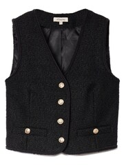 Albaray Tweed Black Waistcoat - Image 4 of 4