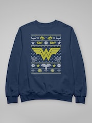 All + Every Blue Wonder Christmas Pow Pow Sweatshirt - Image 3 of 4