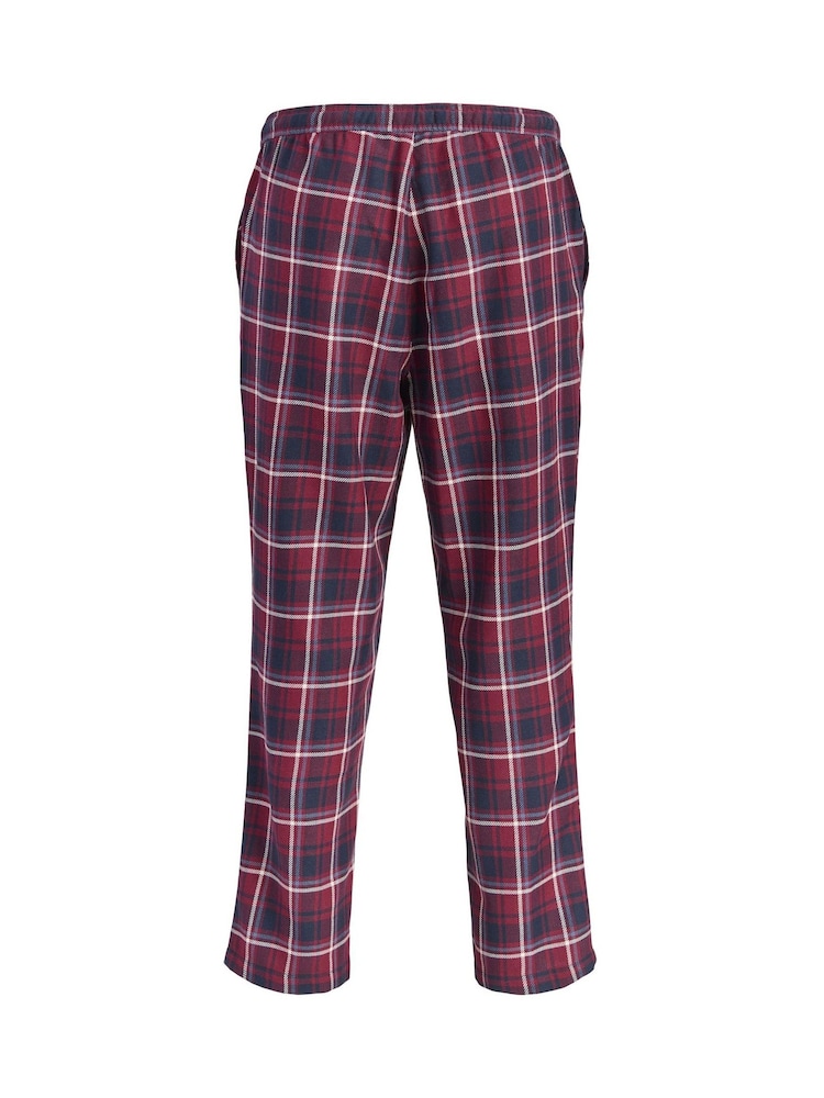 أحمر/أزرق - JACK & JONES Checked Lounge Bottoms Pyjamas - صورة 6 من 6 أحمر/أزرق - JACK & JONES Checked Lounge Bottoms Pyjamas - صورة 6 من 6