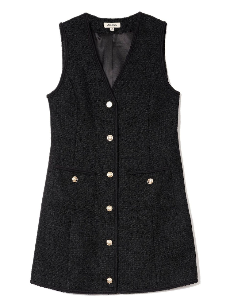 Albaray Tweed Black Dress - Image 5 of 5