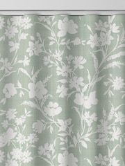 Laura Ashley Hedgerow Green Rye Made to Measure 100% Cotton Curtains - Image 8 of 9